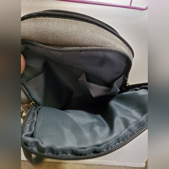 Michigan Gray Multi Zipper Fanny Pack/Crossbody Bag - Picture 6 of 16